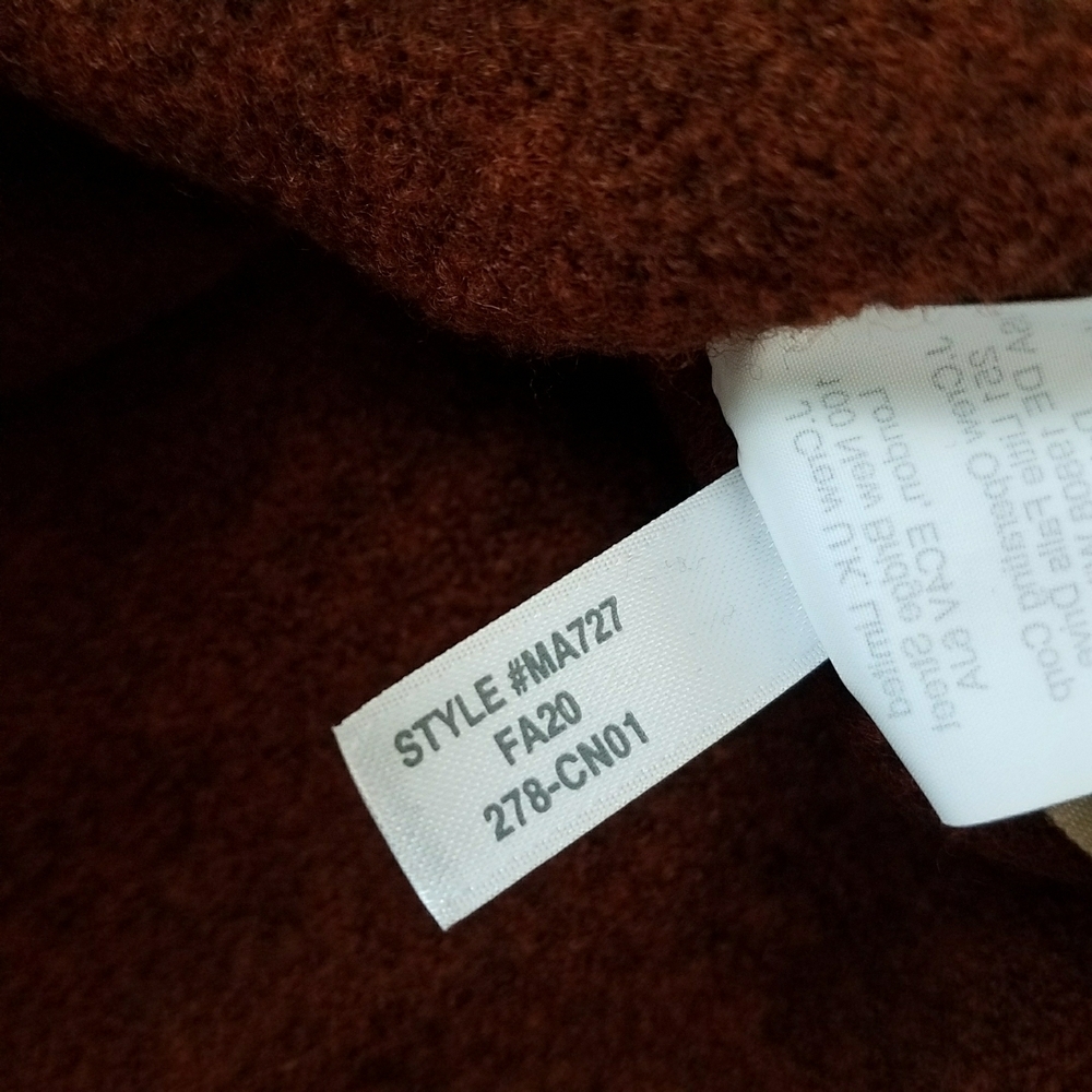 MADEWELL Johnsville Wool Sweater Jacket in Heather Brick - Picture 8 of 8